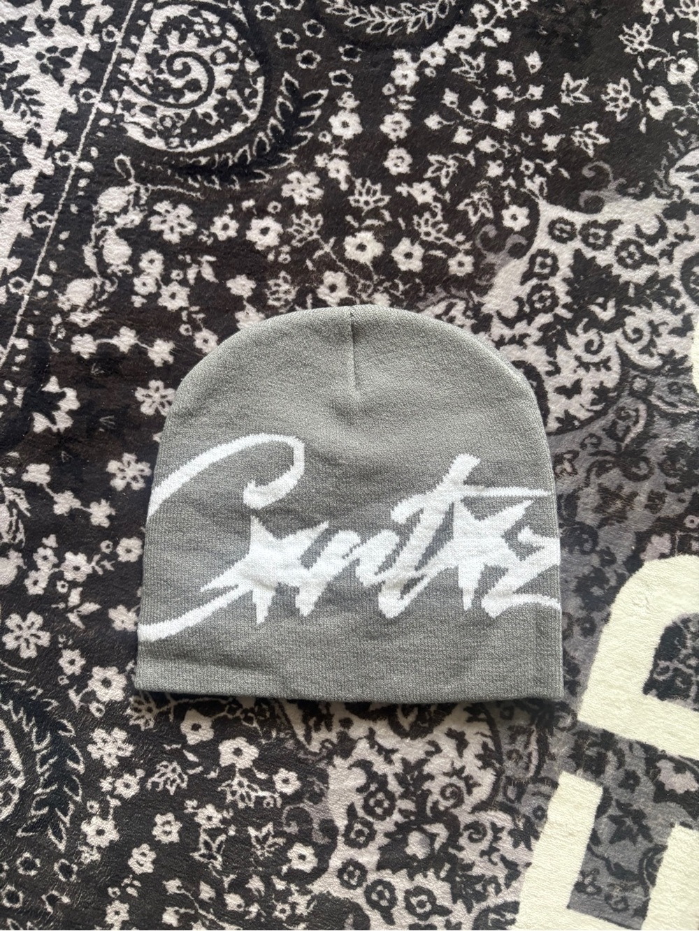 Corteiz Gray Beanie One Size